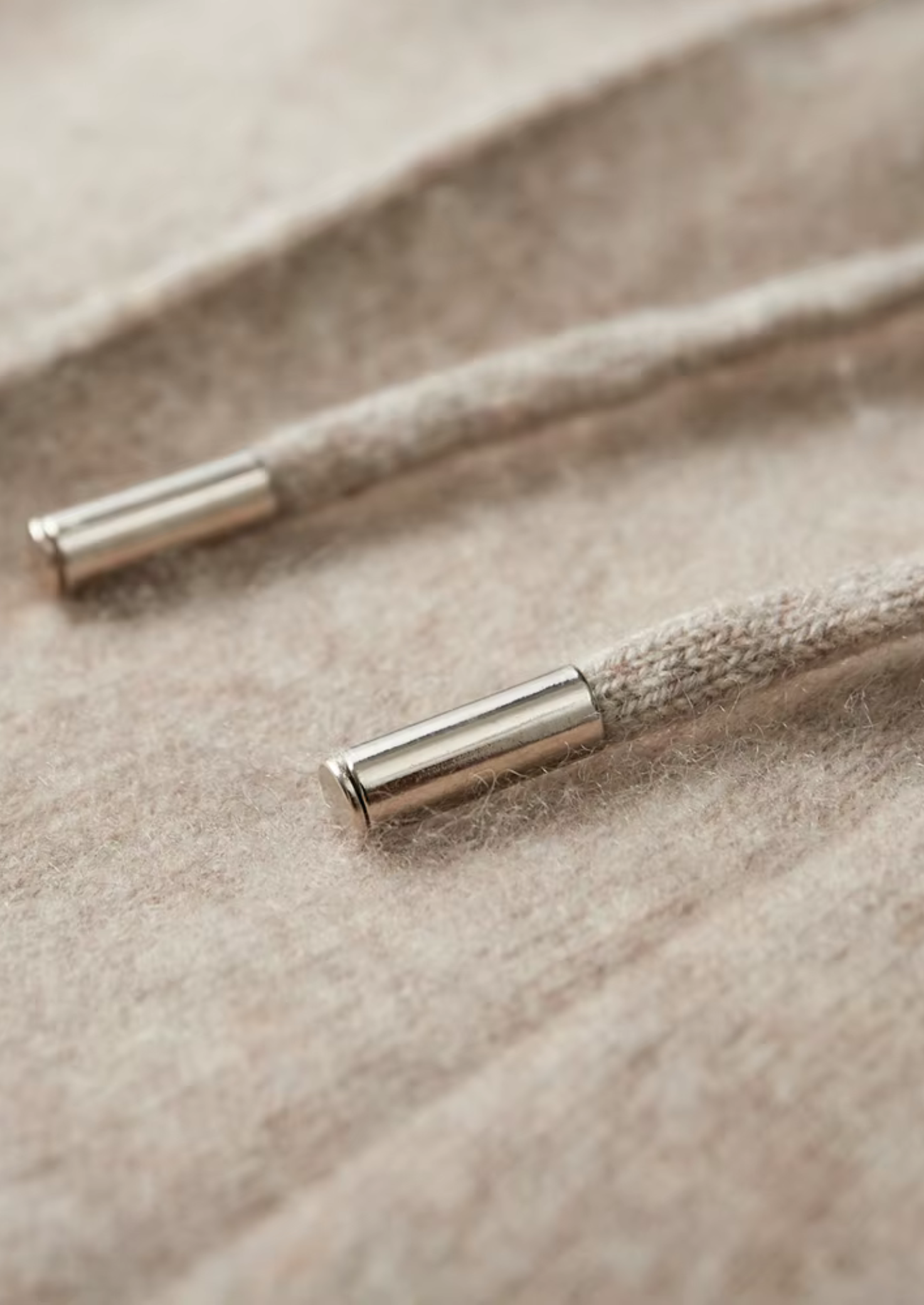 PURE EXTRA-FINE MERINO WOOL SAND LUZZO SET