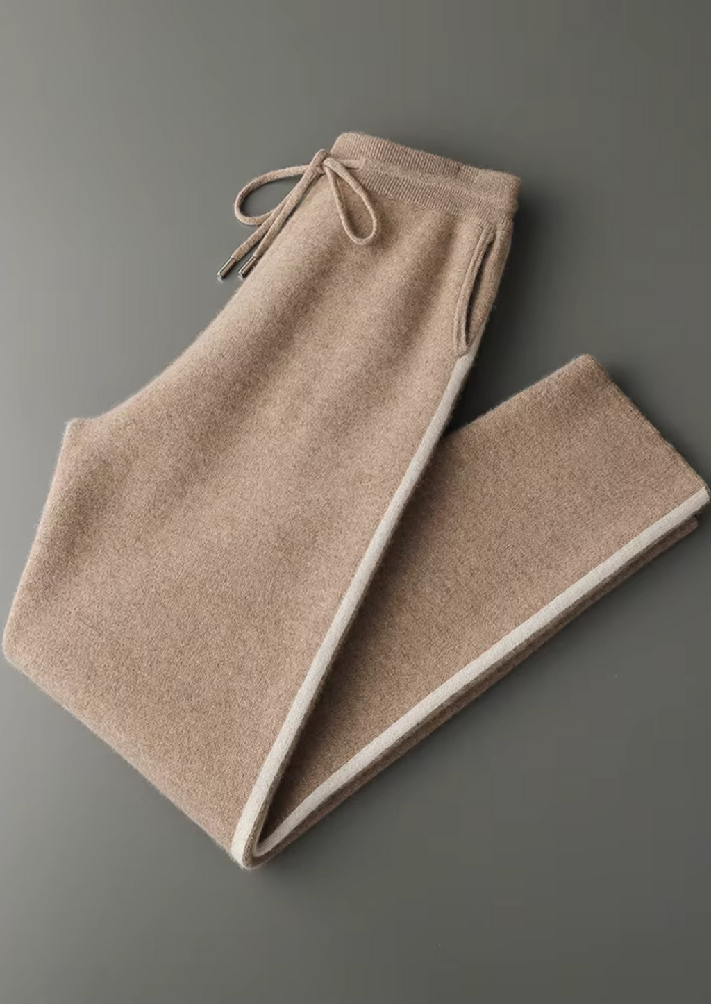 PREMIUM CASHMERE BEIGE MILANO LEISURE SET