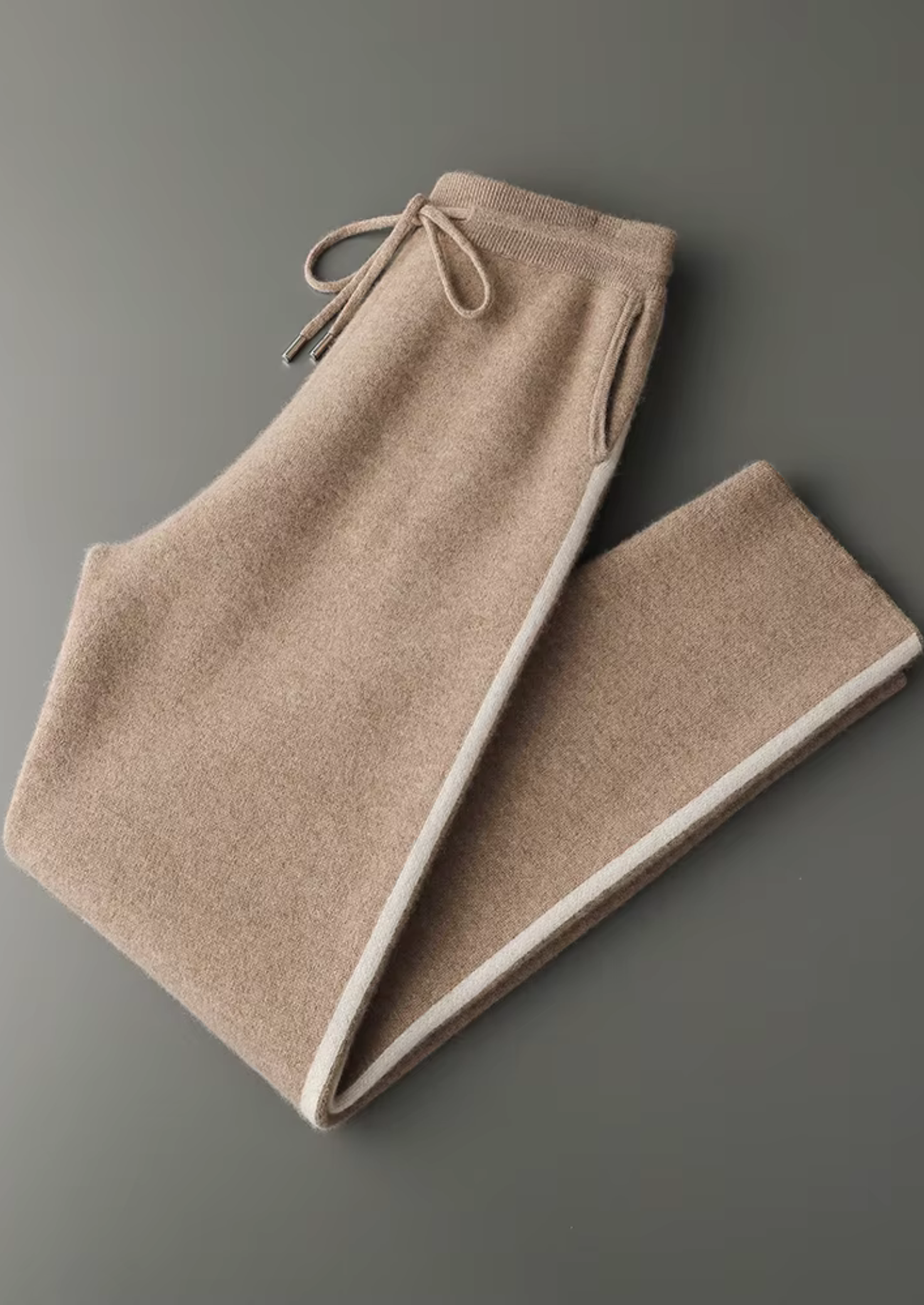 PREMIUM CASHMERE BEIGE MILANO LEISURE SET